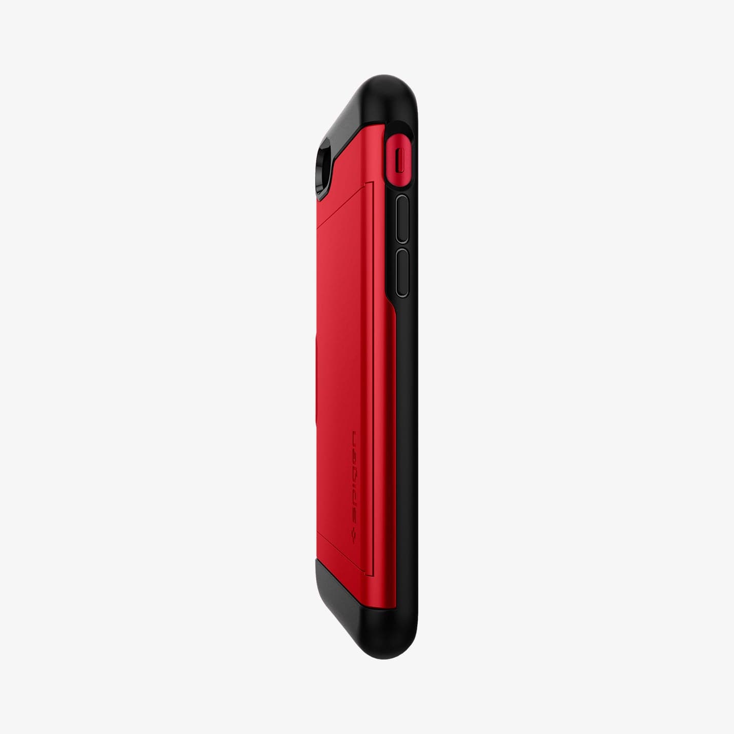 042CS21725 - iPhone 7 Series Slim Armor CS Case in Red showing the back and side