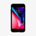 043CS20528 - iPhone 7 Series Slim Armor CS Case in Black showing the front
