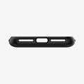 043CS20528 - iPhone 7 Series Slim Armor CS Case in Black showing the bottom