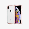 ACS01834 - iPhone XS Max Case Ultra Hybrid in rose crystal showing the back and front