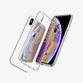 057CS22127 - iPhone XS / X Case Ultra Hybrid in crystal clear showing the back, inside and front