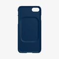 ACS04348 - iPhone 8 Series Thin Fit Case in Navy Blue showing the inner case