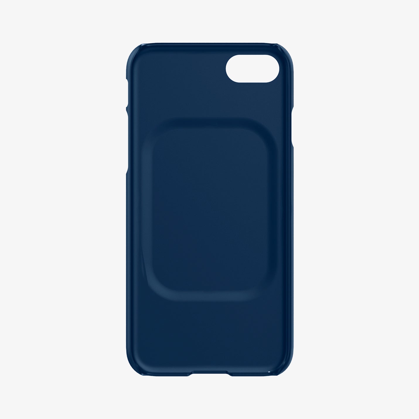 ACS04348 - iPhone SE Thin Fit case in blue showing the inside