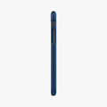 ACS04348 - iPhone SE Thin Fit case in blue showing the side