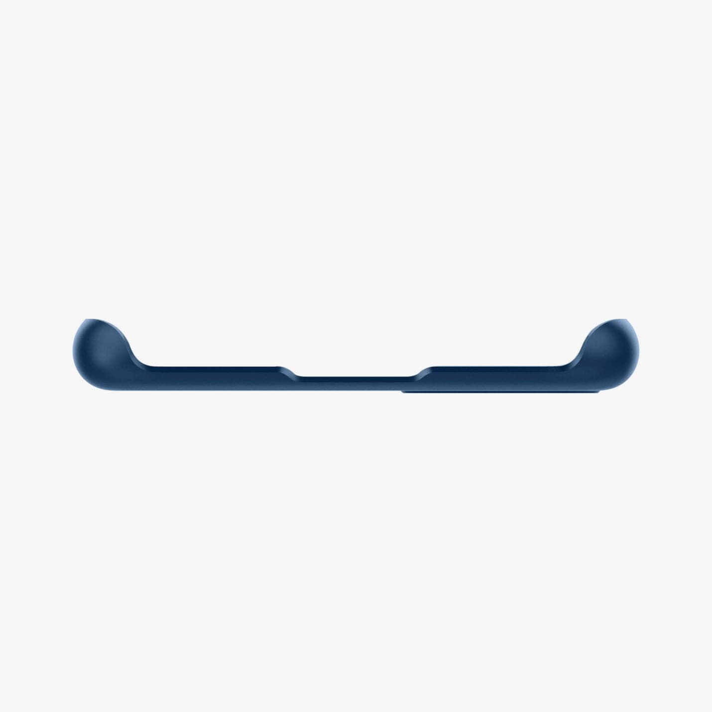 ACS04348 - iPhone 8 Series Thin Fit Case in Navy Blue showing the side horizontally