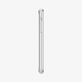 064CS24873 - iPhone XR Case Ultra Hybrid in crystal clear showing the side with volume controls