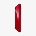 064CS25346 - iPhone XR Case Ultra Hybrid in red showing the side and partial back