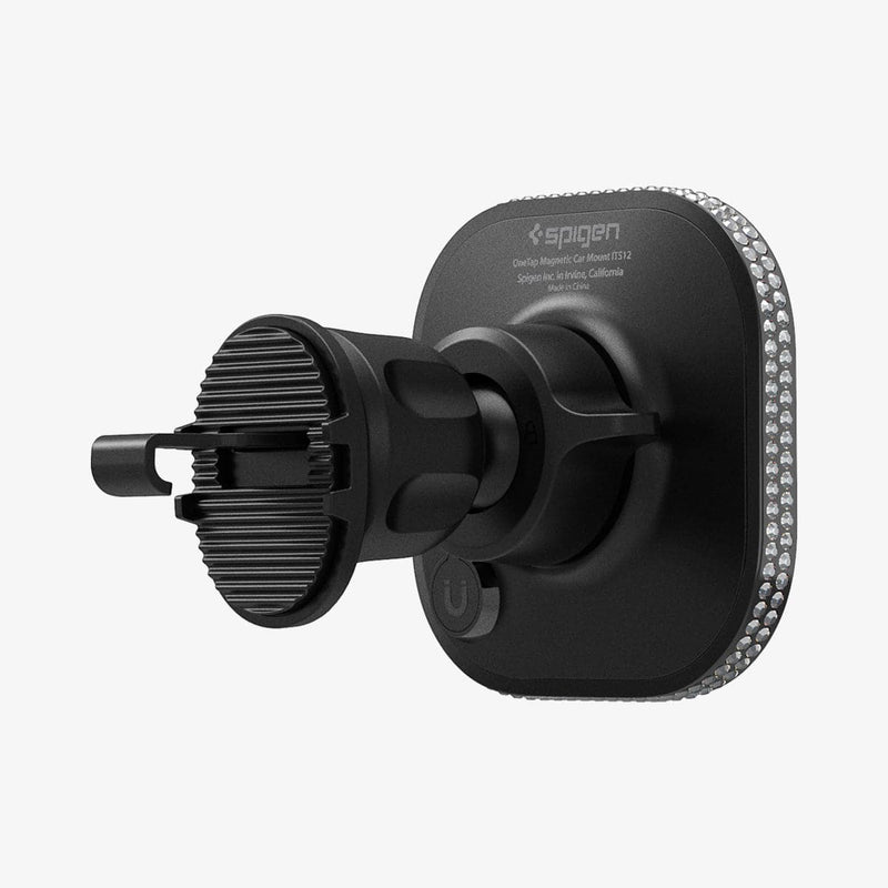 ACP03808 - OneTap Bling Car Mount Air Vent (MagFit) in black showing the back