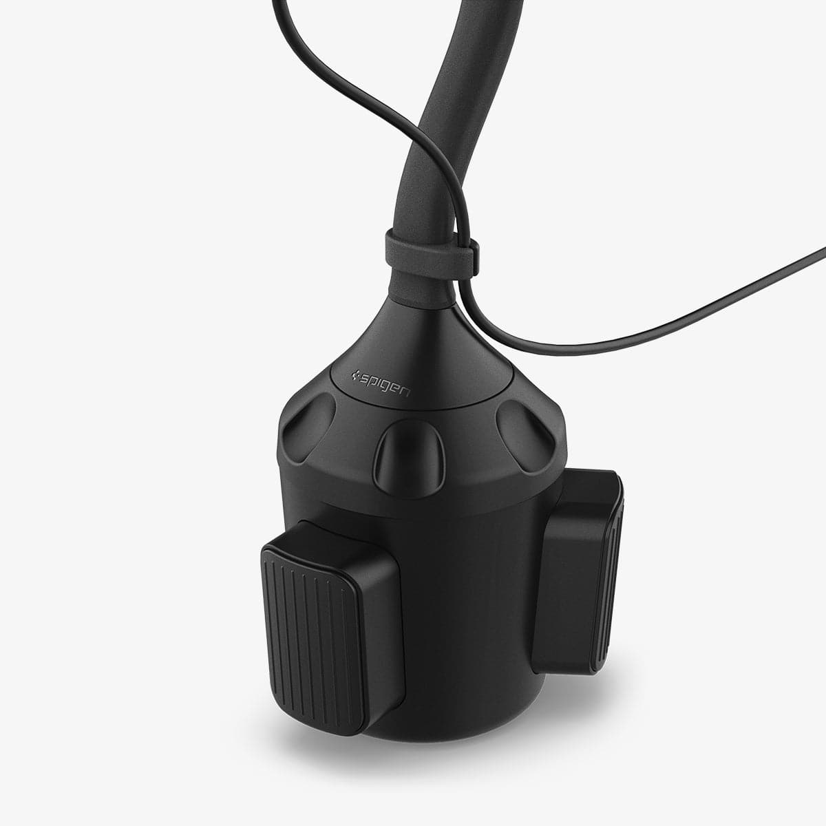 ACP03810 - OneTap Pro Wireless Car Mount Cup Holder (MagFit) in black showing the bottom cup holder portion of mount