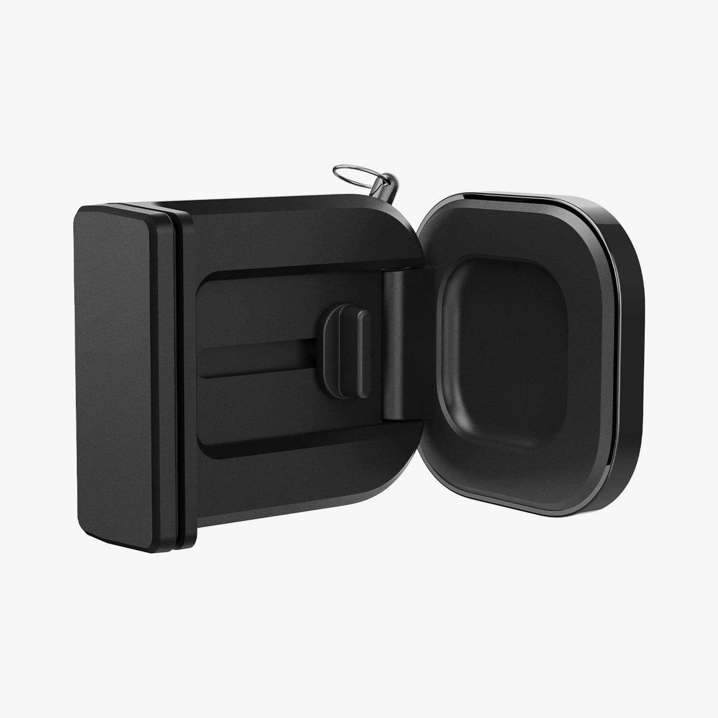 AMP05756 - In-flight Phone Mount (MagFit) in black showing the back and partial bottom