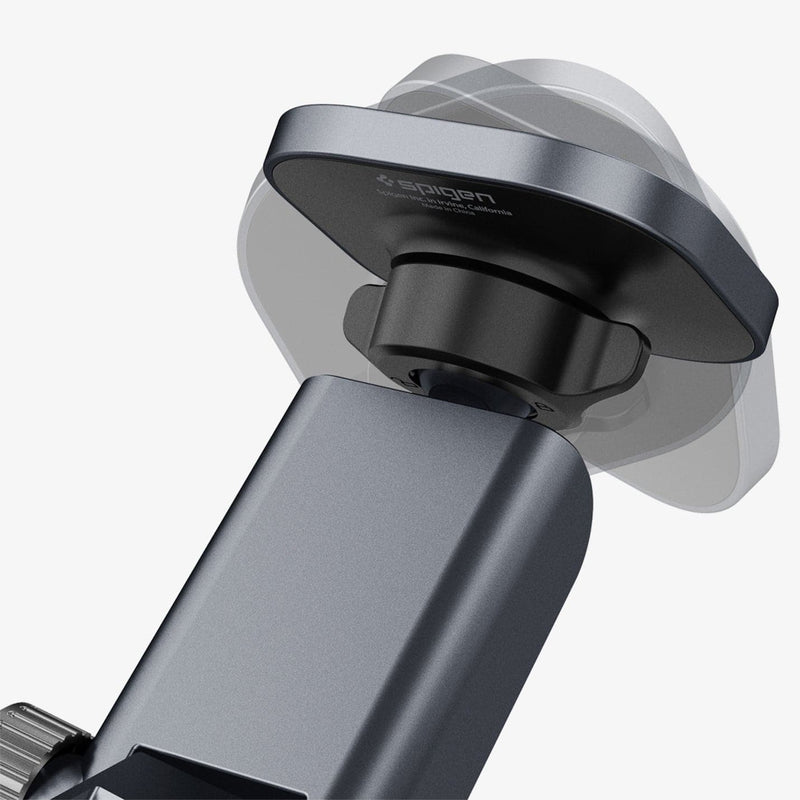 ACP04466 - Tesla OneTap Dashboard Car Mount (MagFit) in black showing the back and multiple different angles of mount