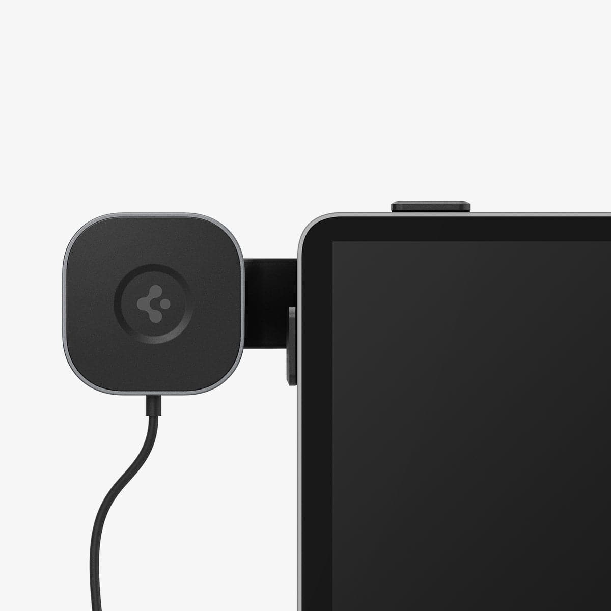 ACP03844 - Tesla OneTap Pro Wireless Screen Car Mount (Mag Fit) shown installed on side of Tesla touch screen
