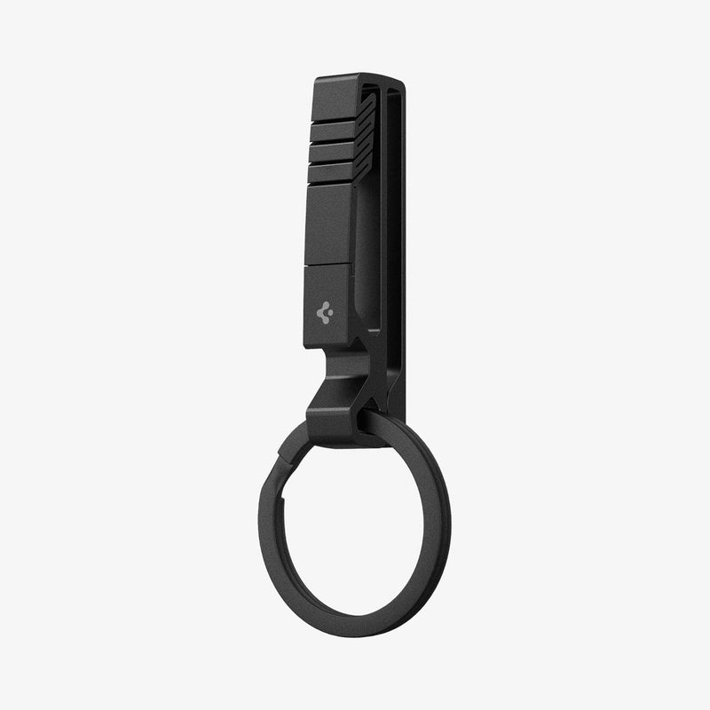 AHP05318 - Key Holder Clip Metal Fit in black showing the front
