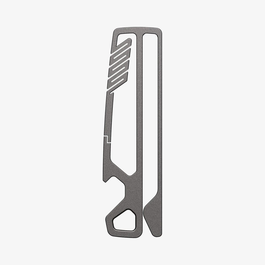 AHP05319 - Key Holder Clip Metal Fit in gunmetal showing the side