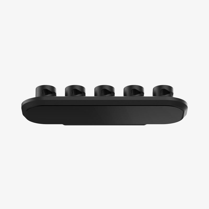ACA04604 - LD101 Magnetic Cable Holder in black showing the bottom and sides