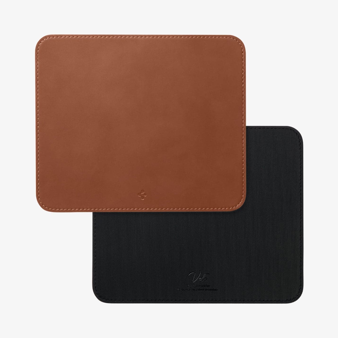 APP04761 - LD301 Mousepad in brown showing the front and back