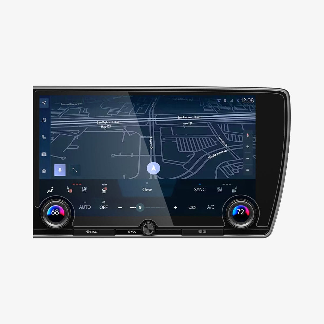 AGL05880 - Lexus NX 14" Screen Protector GLAS.tR SLIM showing the front