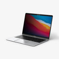 AFL06440 - MacBook Pro 13-inch Safe View in Privacy showing the front of the device with screen protector installed