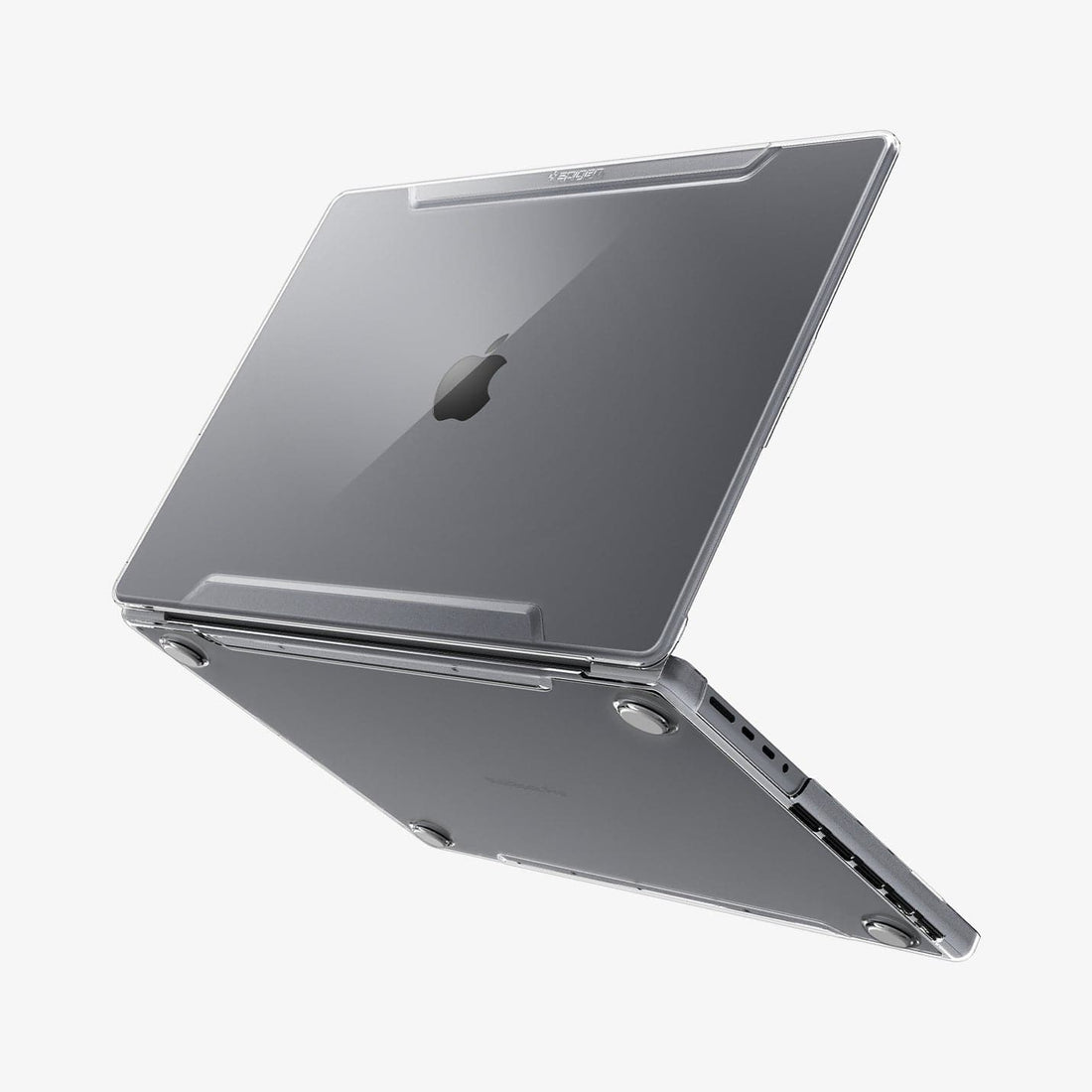 ACS04212 - MacBook Pro 14" Case Thin Fit in crystal clear showing the top