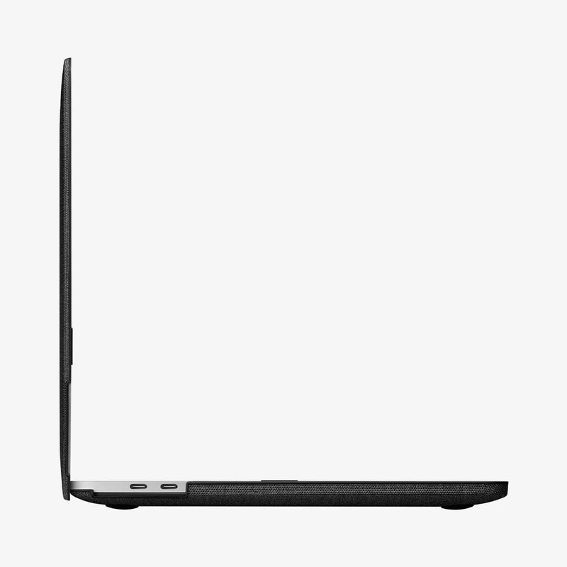 070CS25965 - MacBook Pro 13-inch Case Thin Fit in Black showing the side