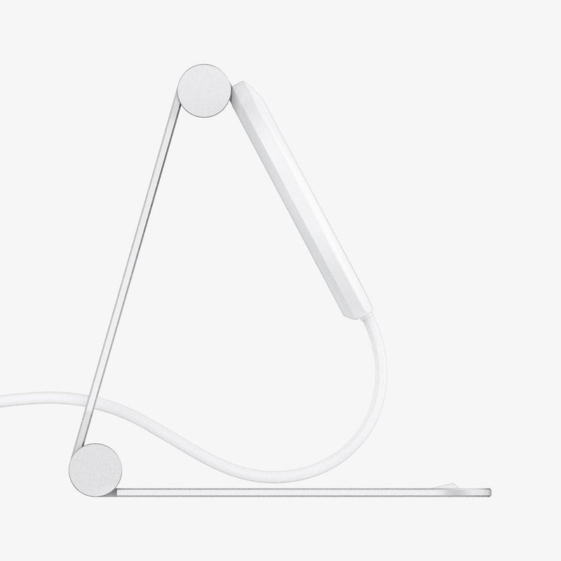 AMP02673 - MagFit Charger Stand (MagFit) in white showing the side