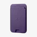 AFA06267 - MagSafe Card Holder Valentinus (MagFit) in purple showing the front and partial side