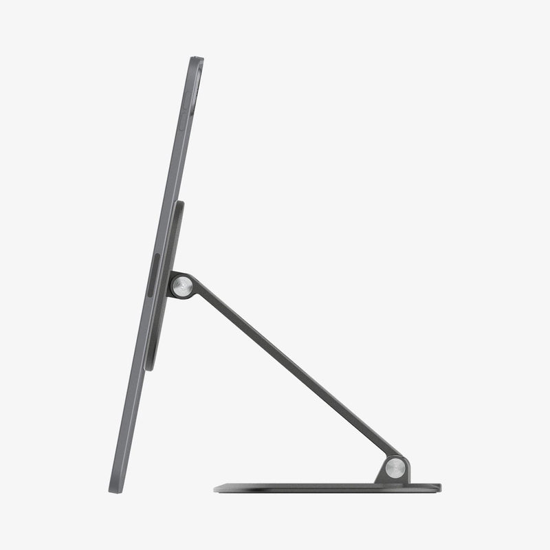 AMP06414 - OneTap Easel Magnetic Stand (MagFit) in black showing the side with stand extended out