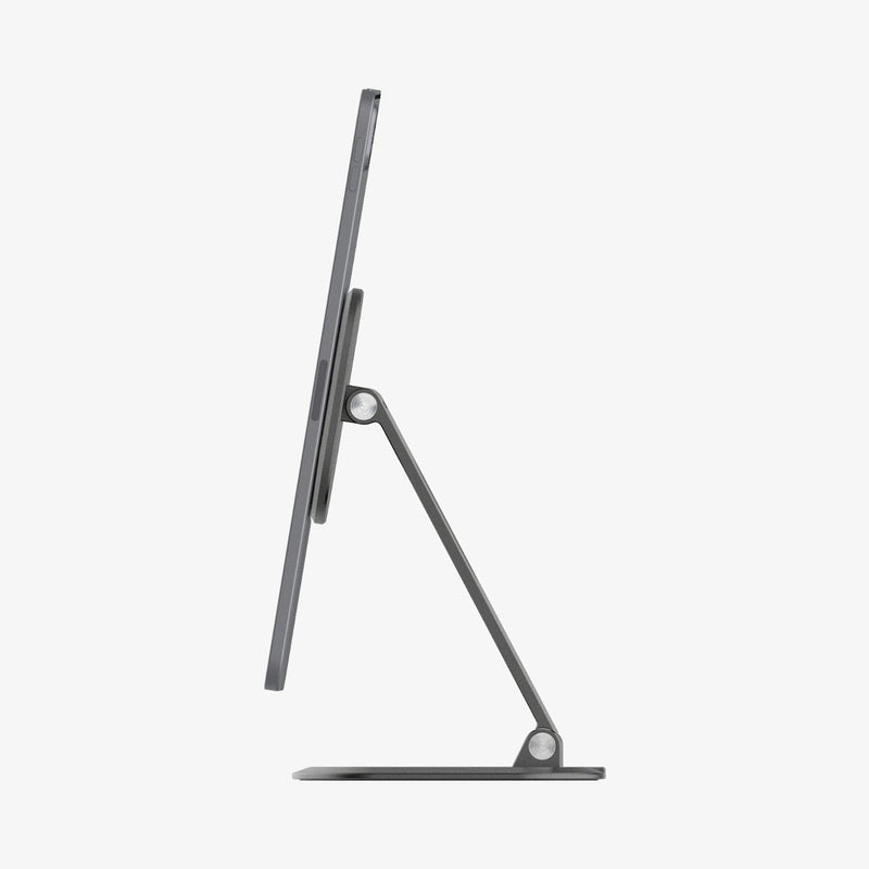 AMP06414 - OneTap Easel Magnetic Stand (MagFit) in black showing the side