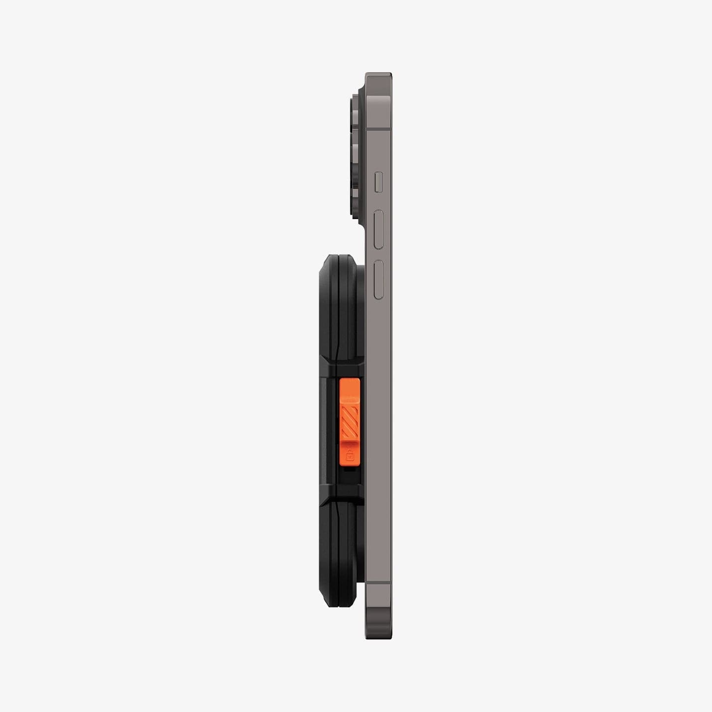 AFA06031 - MagSafe Card Holder Lock Fit (MagFit) in black showing the ...
