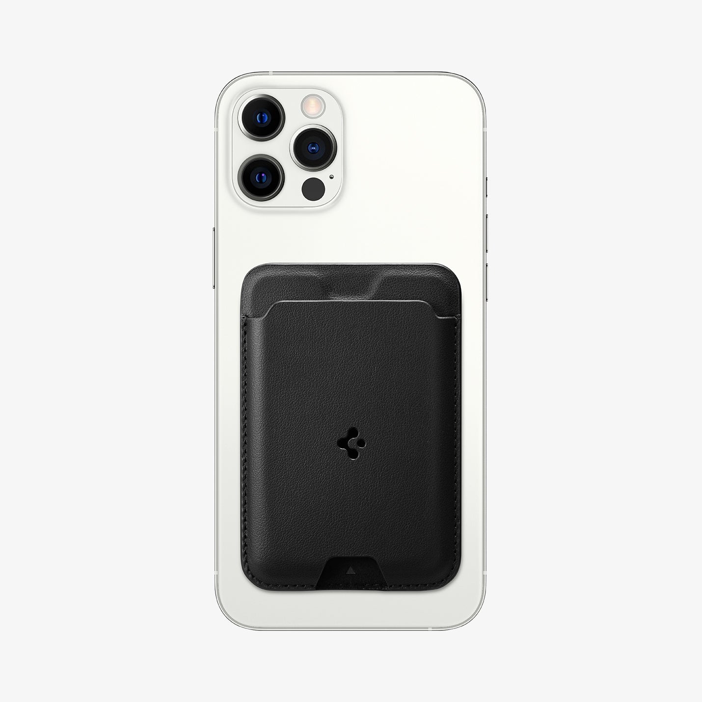 Spigen Valentinus Pro MagFit Portafoglio Magnetico MagSafe Per 3 Carte E 10 Banconote, In Pelle Di Mela Vegetale, Compatibile IPhone 16/15/14/13/12