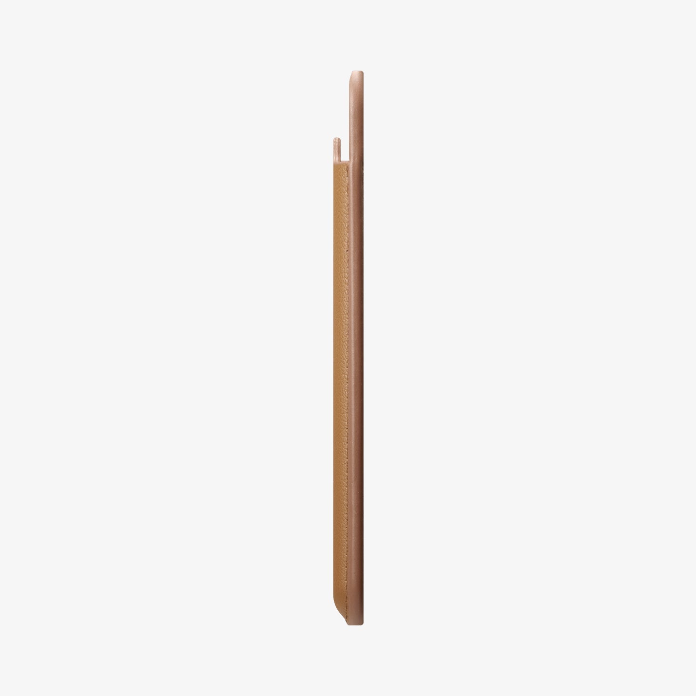 AFA03854 - MagSafe Card Holder Valentinus (MagFit) in brown showing the side