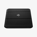AMP02746 - MagSafe Card Holder Smart Fold Wallet (MagFit) in black showing the front and bottom
