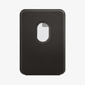 AMP02766 - MagSafe Card Holder Smart Fold Wallet (MagFit) in gunmetal showing the back with card in slot