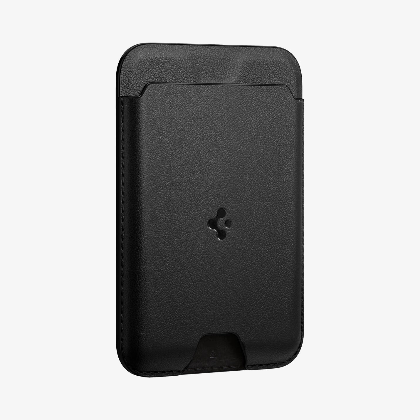 AFA05760 - MagSafe 3 Cards Holder Valentinus (MagFit) in black showing the front and side