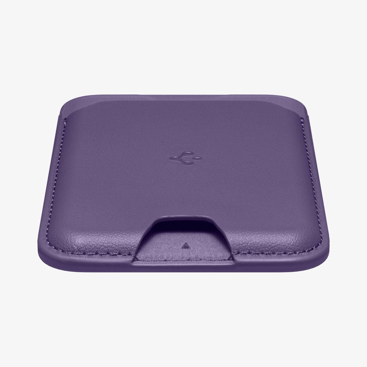 AFA06268 - MagSafe 3 Cards Holder Valentinus (MagFit) in purple showing the front and bottom