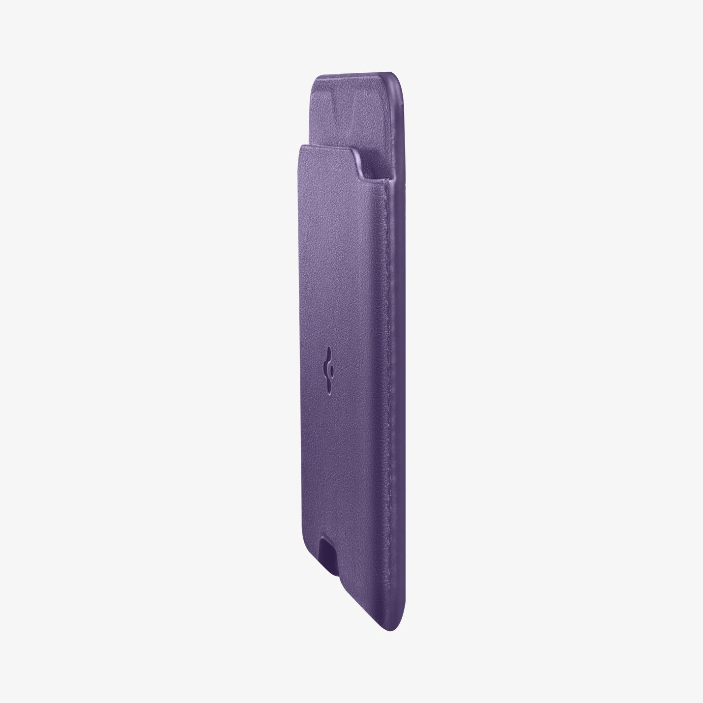 AFA06268 - MagSafe 3 Cards Holder Valentinus (MagFit) in purple showing the side and partial front