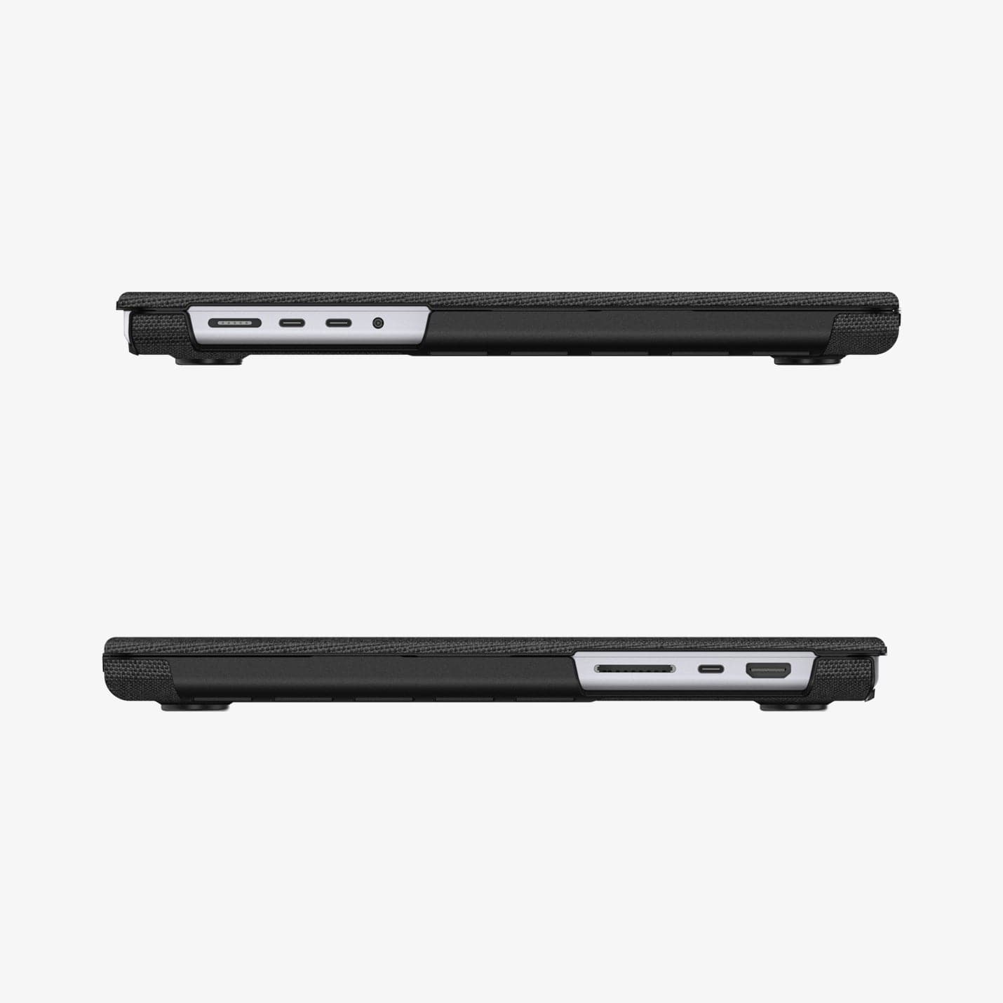 ACS04213 - MacBook Pro 14" Case Urban Fit in black showing the sides