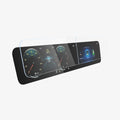 AGL03630 - Mercedes A-Class Screen Protector EZ FIT GLAS.tR Anti-Glare showing the front and side with screen protector in front of display