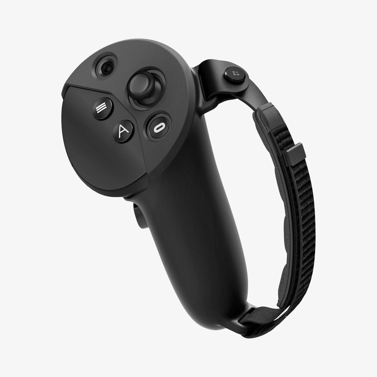 ACS06030 - Meta Quest Pro Controller Silicone Fit in black showing the front, side and strap