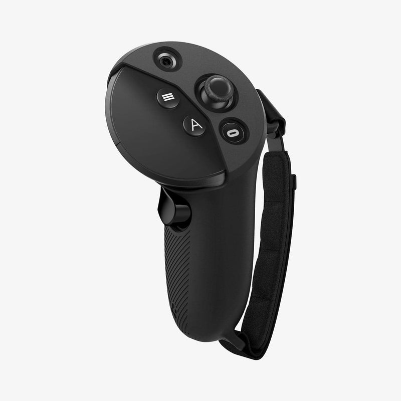 ACS06030 - Meta Quest Pro Controller Silicone Fit in black showing the front and partial side