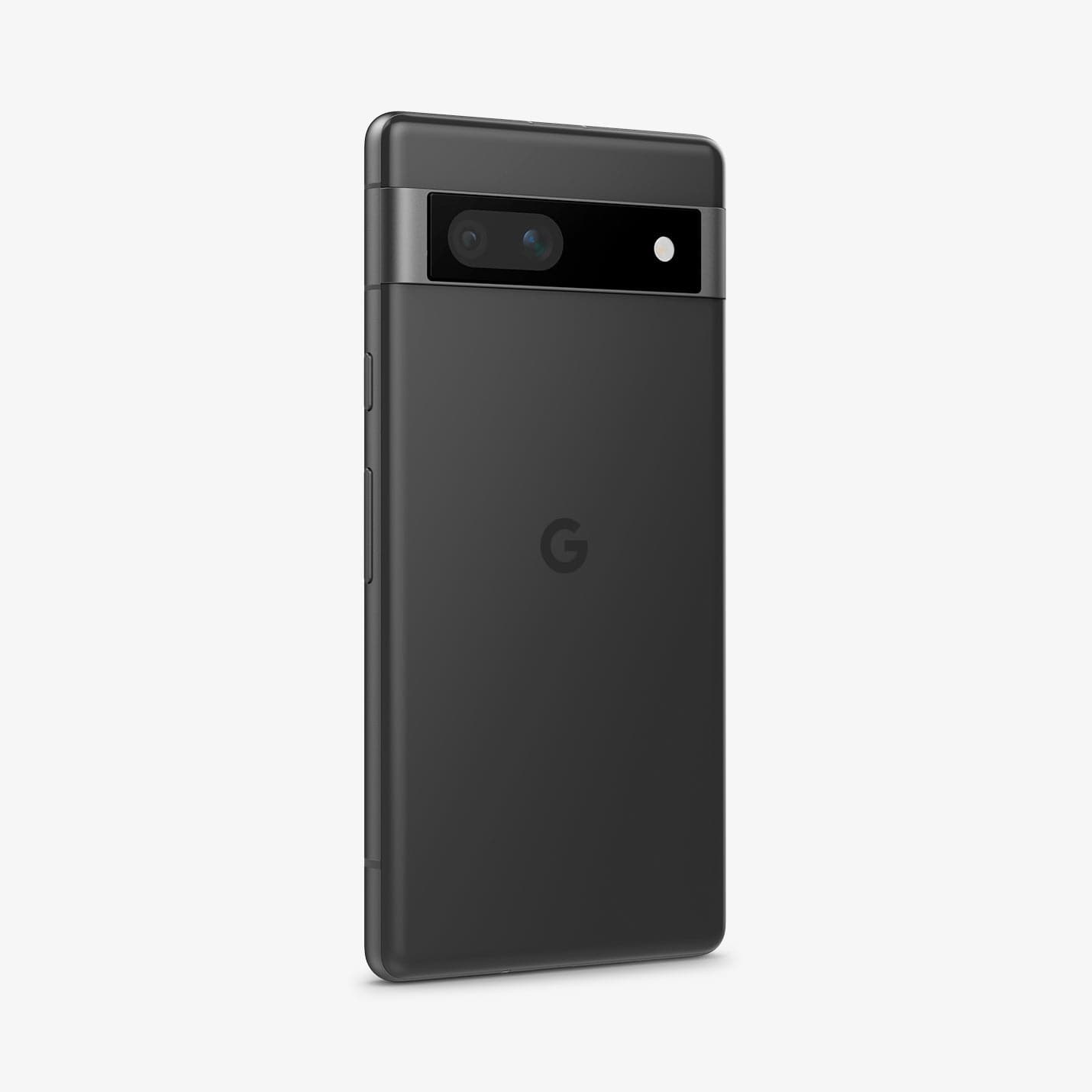 AGL05970 - Pixel 7a Glas.tR EZFit Optik Lens Protector in black showing the back and partial side