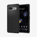 ACS05814 - Pixel 7a Case Thin Fit in black showing the back and front
