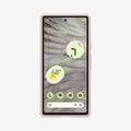 ACS06095 - Pixel 7a Case Thin Fit in pink sand showing the front