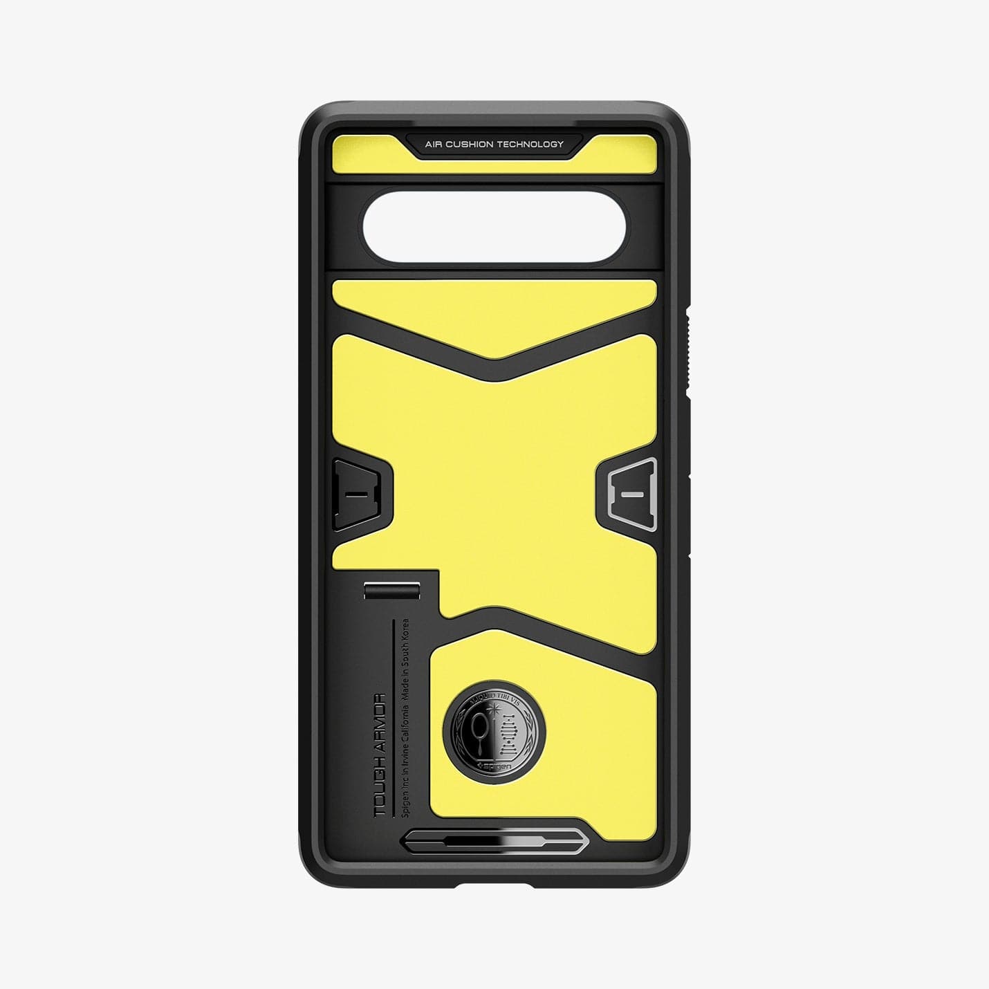ACS05819 - Pixel 7a Case Tough Armor in black showing the inside of case