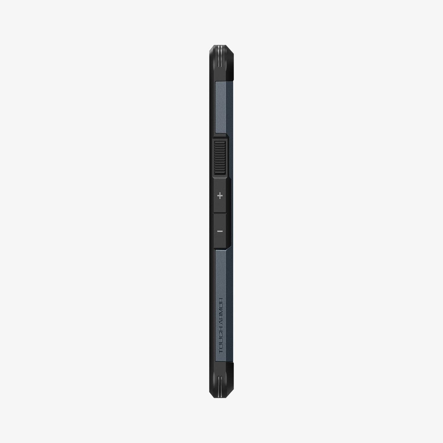 ACS05820 - Pixel 7a Case Tough Armor in metal slate showing the side with volume controls