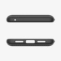 ACS06274 - Pixel 8 Case Liquid Air in Matte Black showing the top and bottom