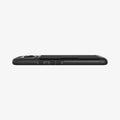 ACS06286 - Pixel 8 Case Slim Armor CS in black showing the side and partial back