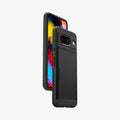 ACS06286 - Pixel 8 Case Slim Armor CS in black showing the back, front and sides