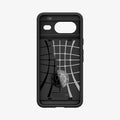 ACS06286 - Pixel 8 Case Slim Armor CS in black showing the inside of case