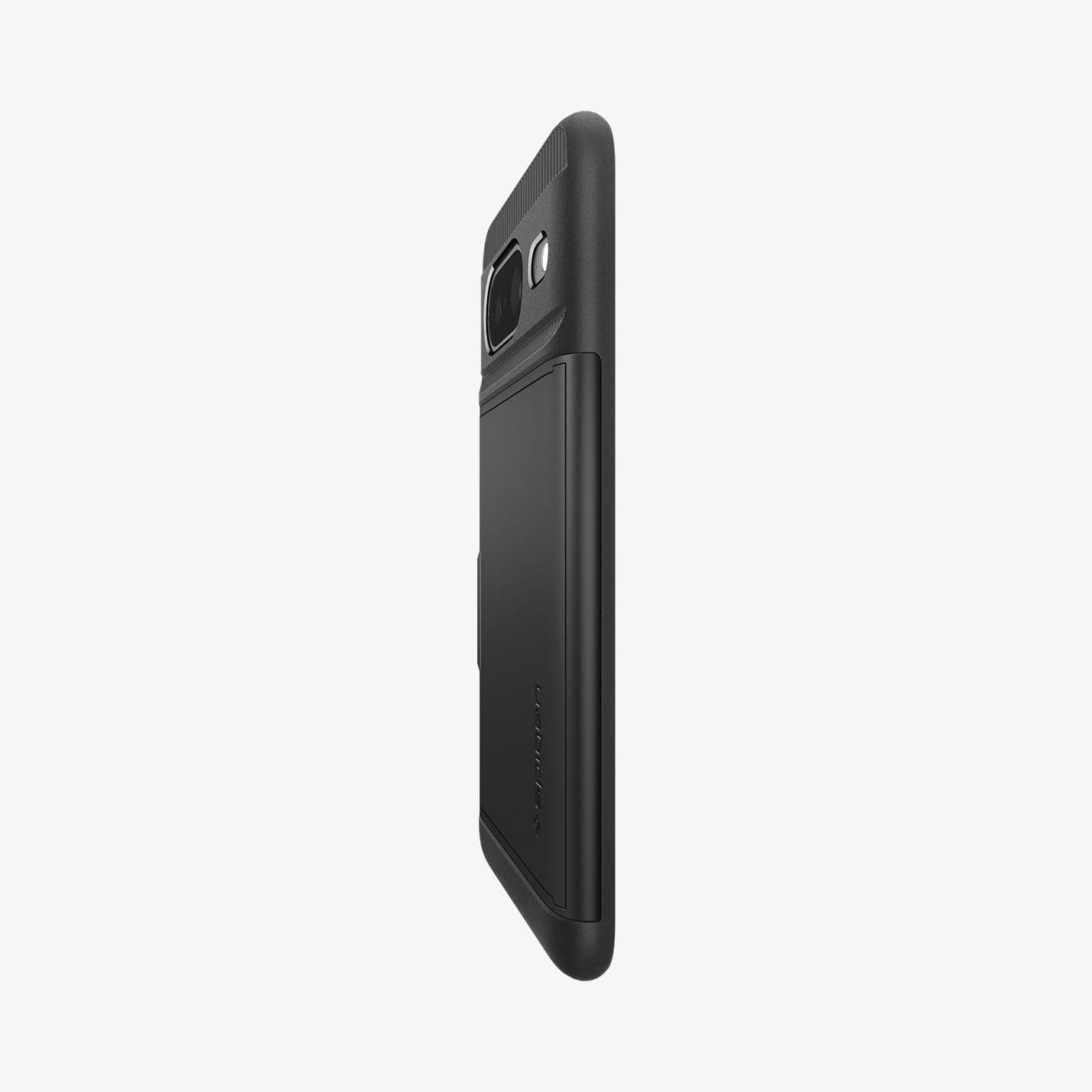 ACS06286 - Pixel 8 Case Slim Armor CS in black showing the side and back